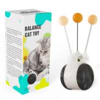 New design amuse the cat stick tumbler cat wheel toy ball  balance car cat toy